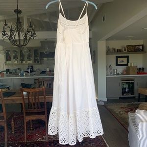 J. Crew White Eyelet Sundress